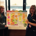 Staff at West Suffolk Hospital have been pledging to take steps towards a healthier future